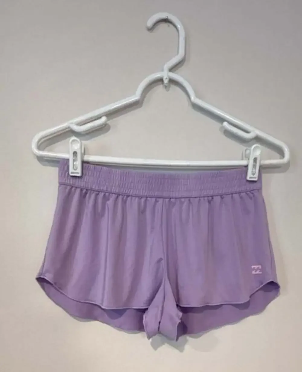 Billabong Athletic Shorts Size L (14/16) Purple Running